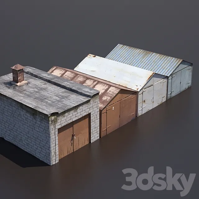 Garage economy 3ds Max