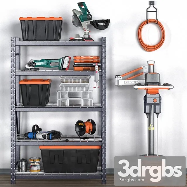 Garage tools set 12 3dsmax Download