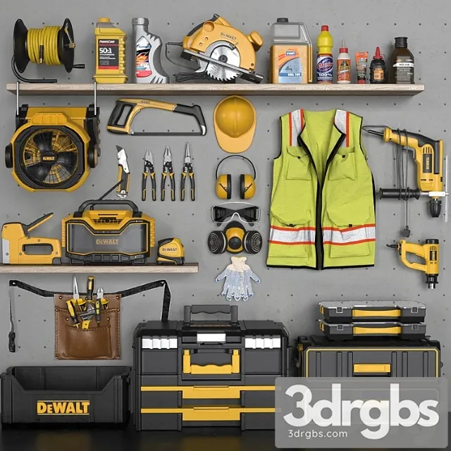 Garage tools set 4 3dsmax Download