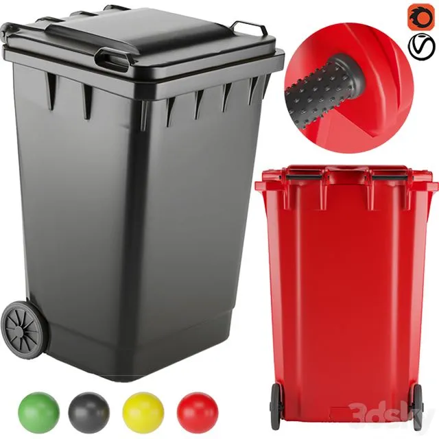 Garbage box 1 3dsMax Model