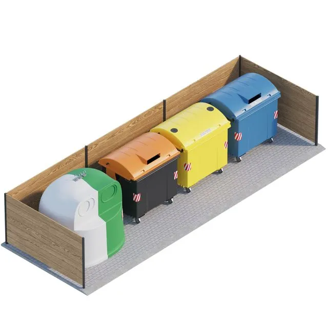 Garbage Containers 3dsMax Model