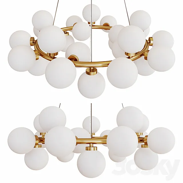 Garda Decor. Ceiling lamp Balls 91GH-025 3ds Max