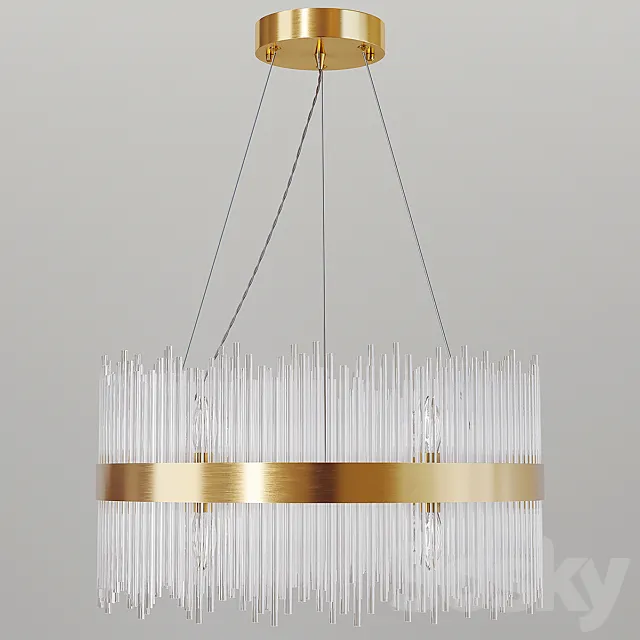 Garda Decor. Glass chandelier 62GDW-901-600 3ds Max