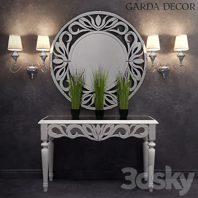 Garda Decor Set 09 3DS Max Model