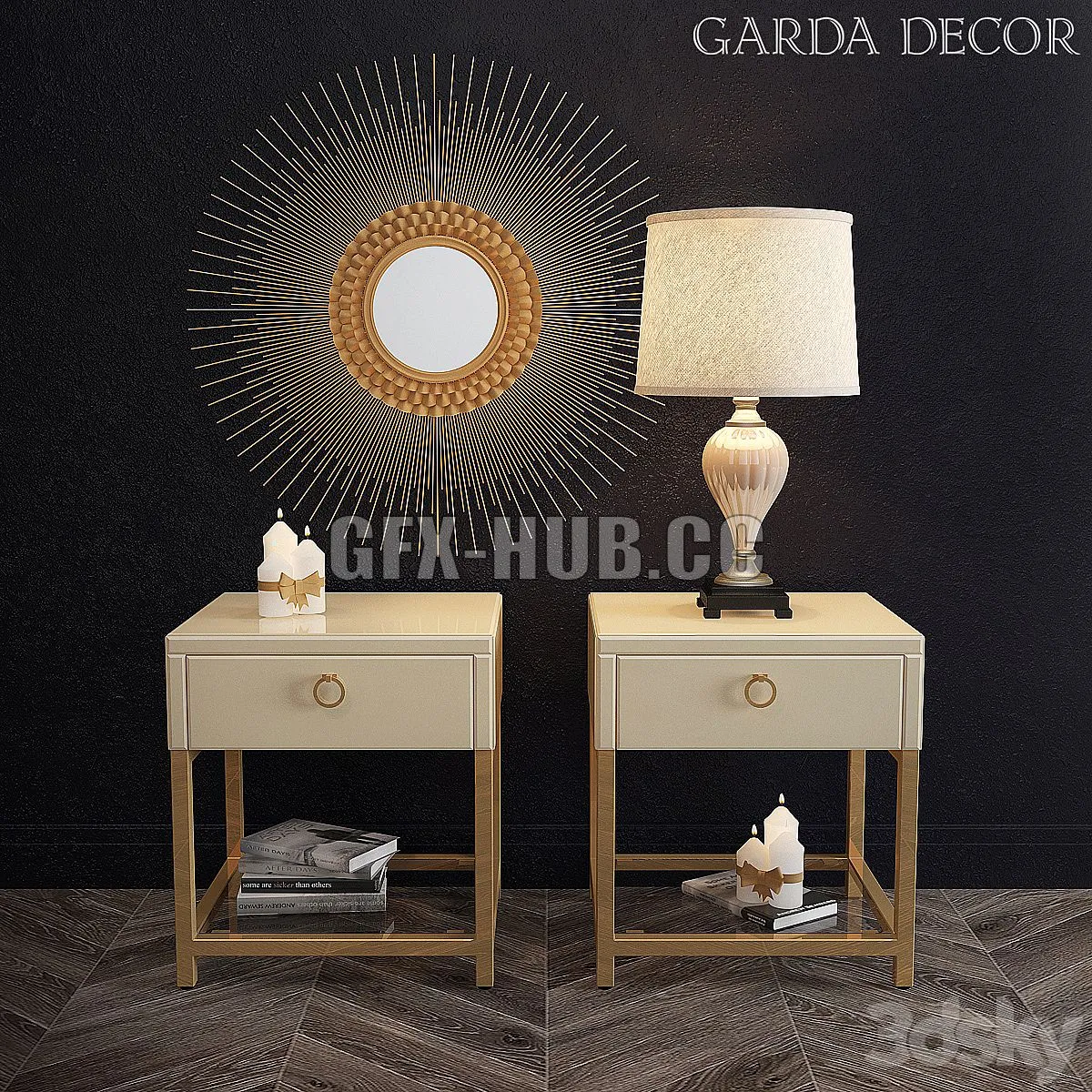 Garda Decor Set 15 3dsMax Model