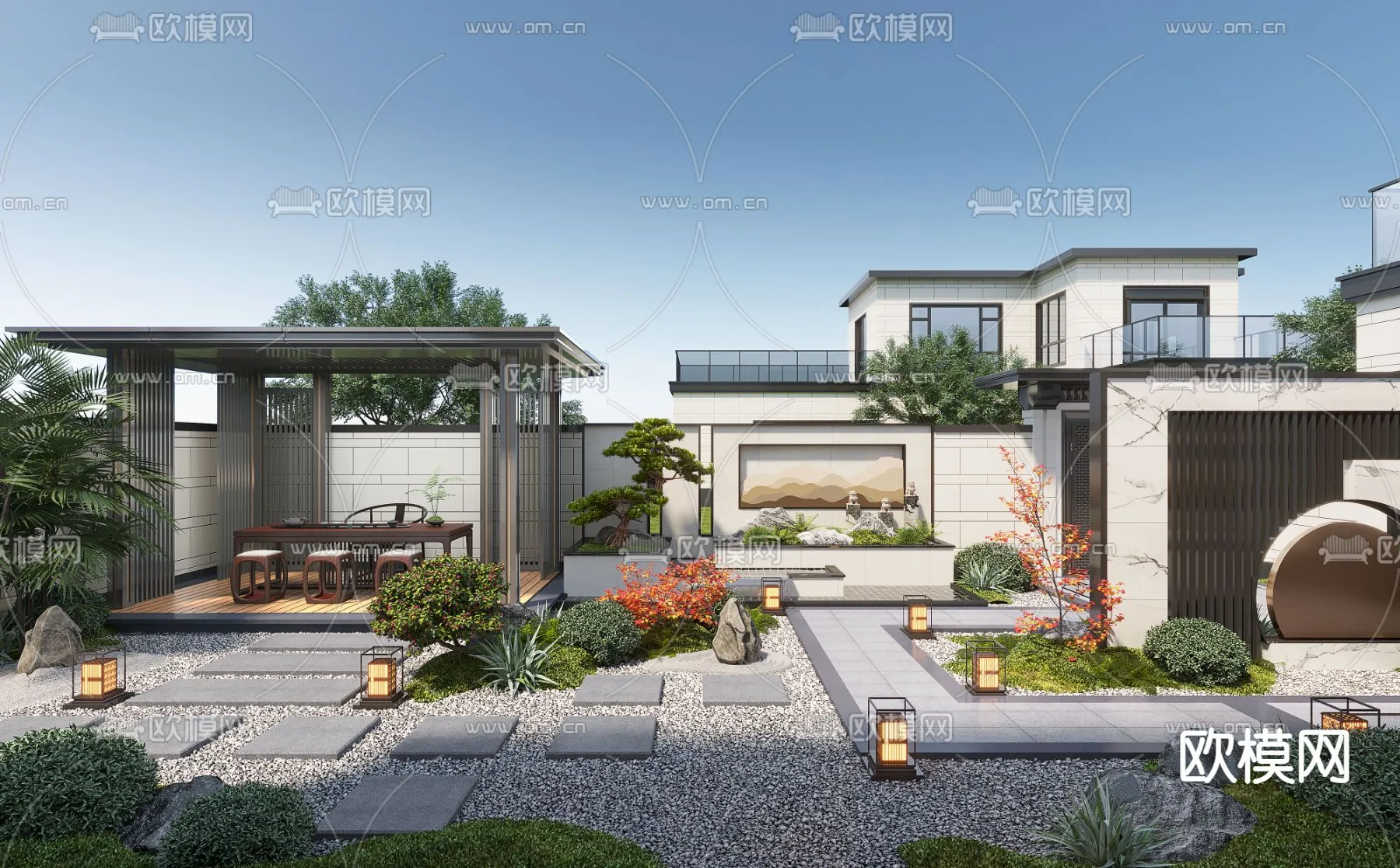 Garden – 3D Exterior Scene – 050