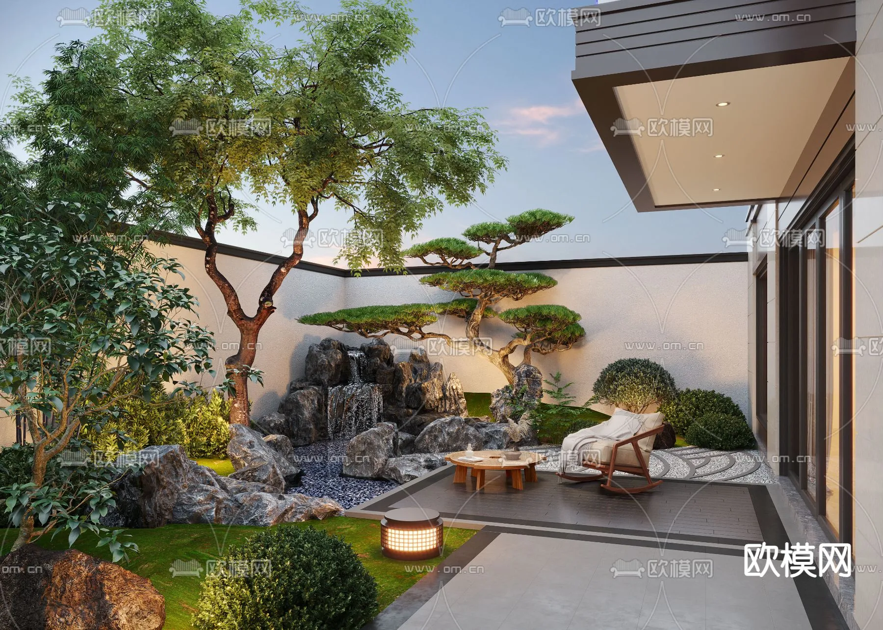 Garden – 3D Exterior Scene – 123