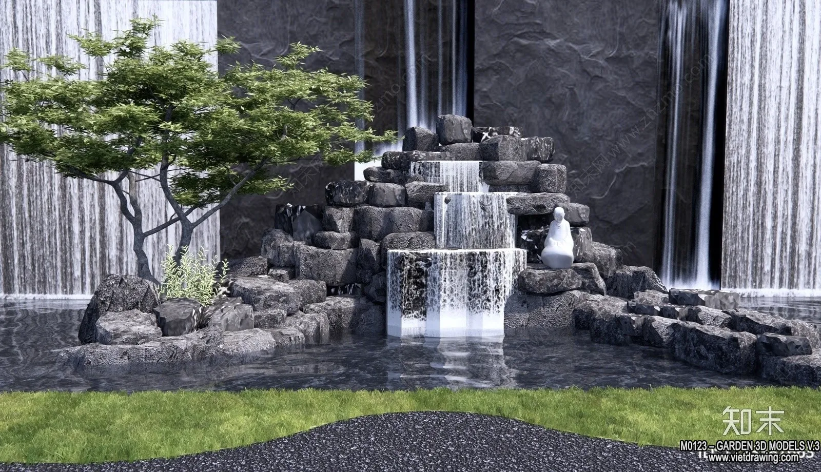 Garden 3D Models – Architecture Decor 3D – 141