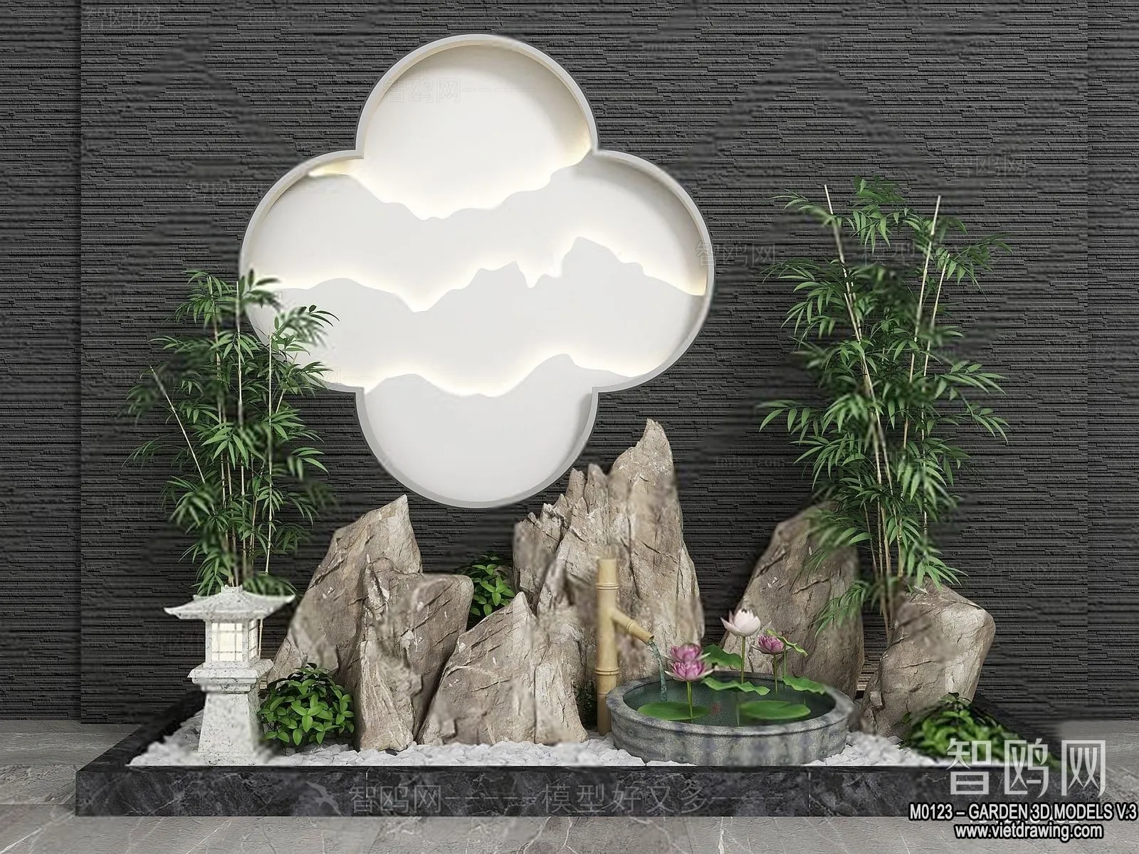 Garden 3D Models – Architecture Decor 3D – 153