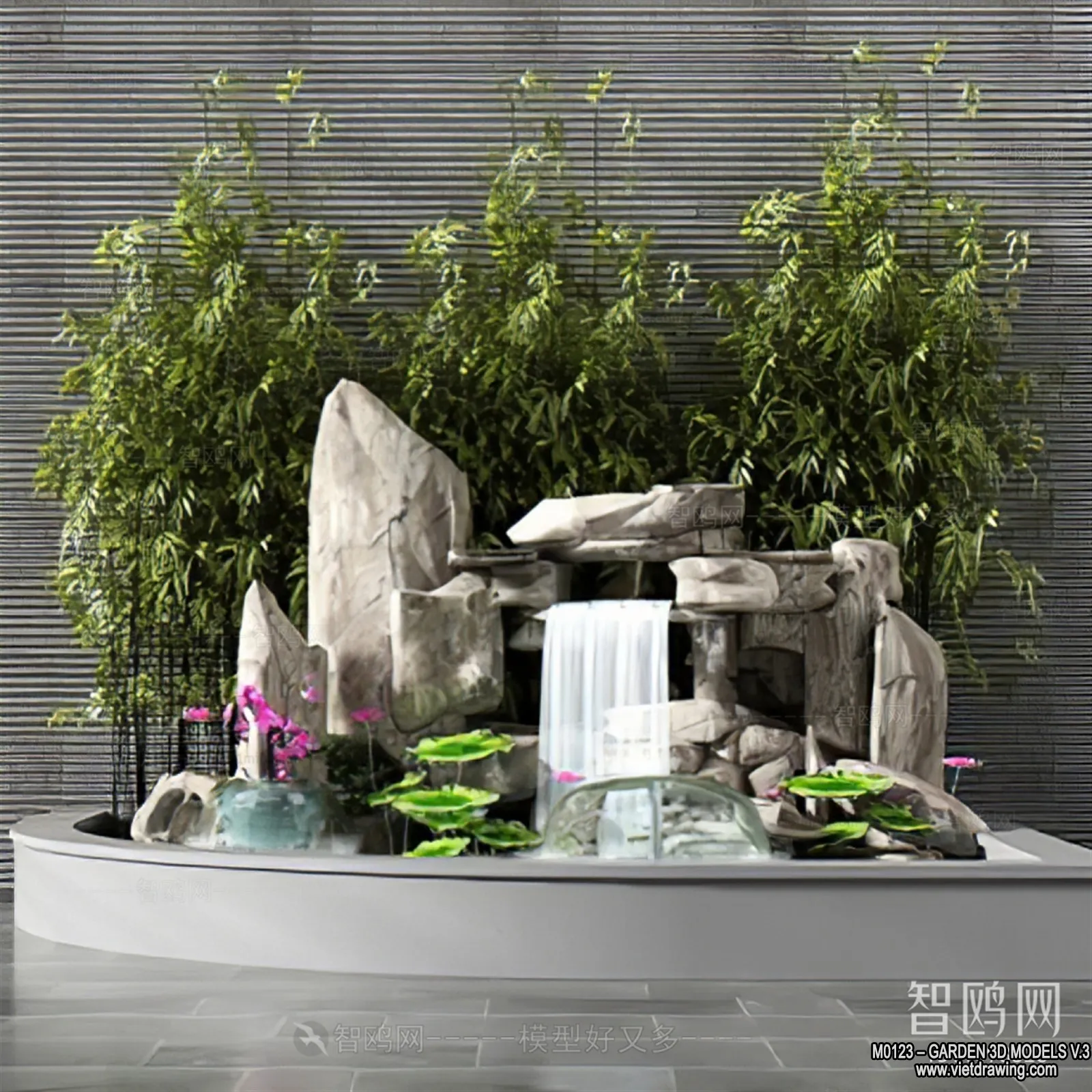 Garden 3D Models – Architecture Decor 3D – 170