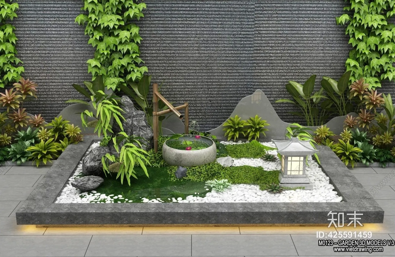 Garden 3D Models – Architecture Decor 3D – 172