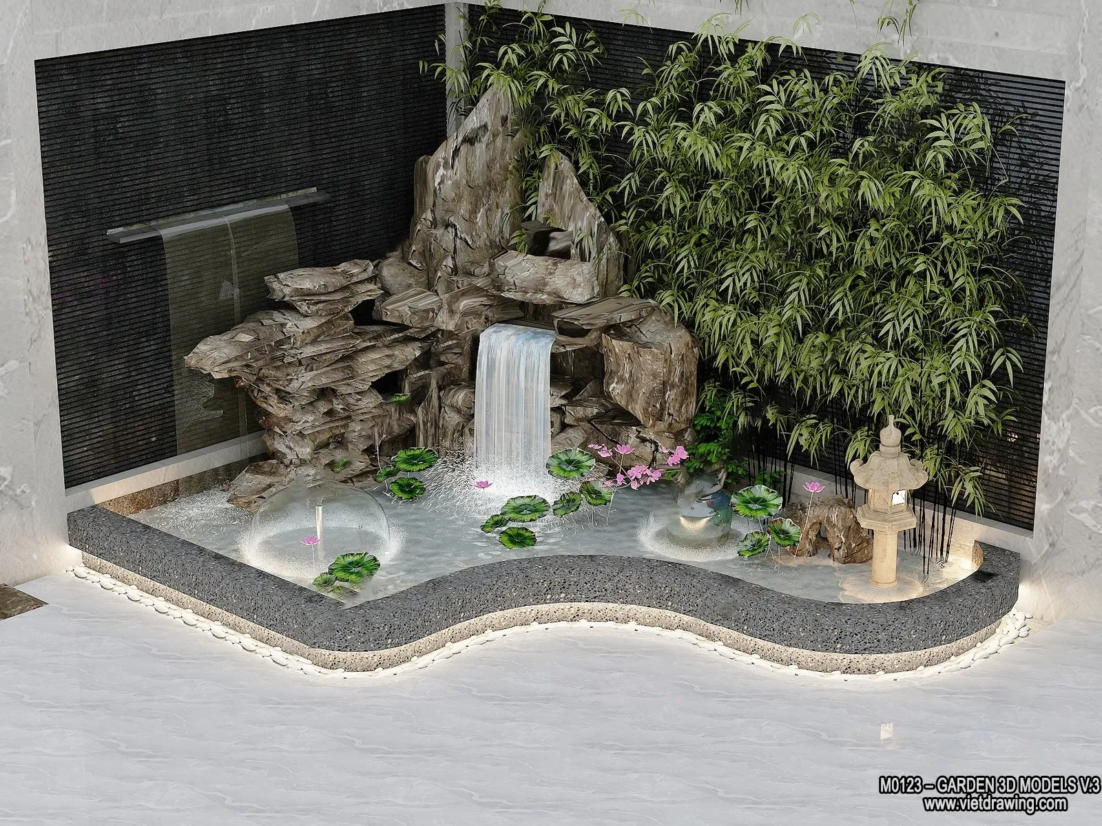 Garden 3D Models – Architecture Decor 3D – 229