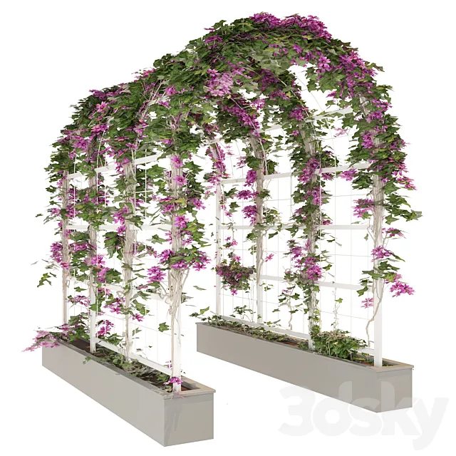 Garden arch 3ds Max