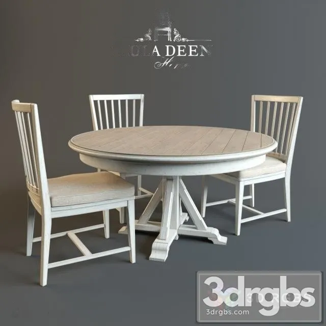 Garden Breakfast Table 01 3dsmax Download