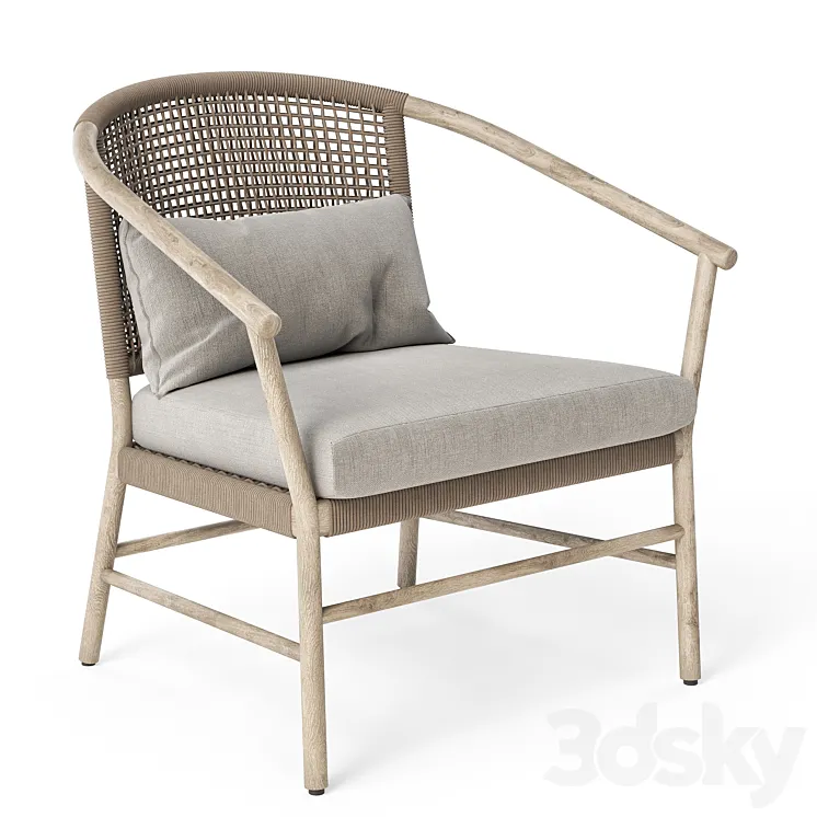 Garden chair Crisal Decoracion 3DS Max Model