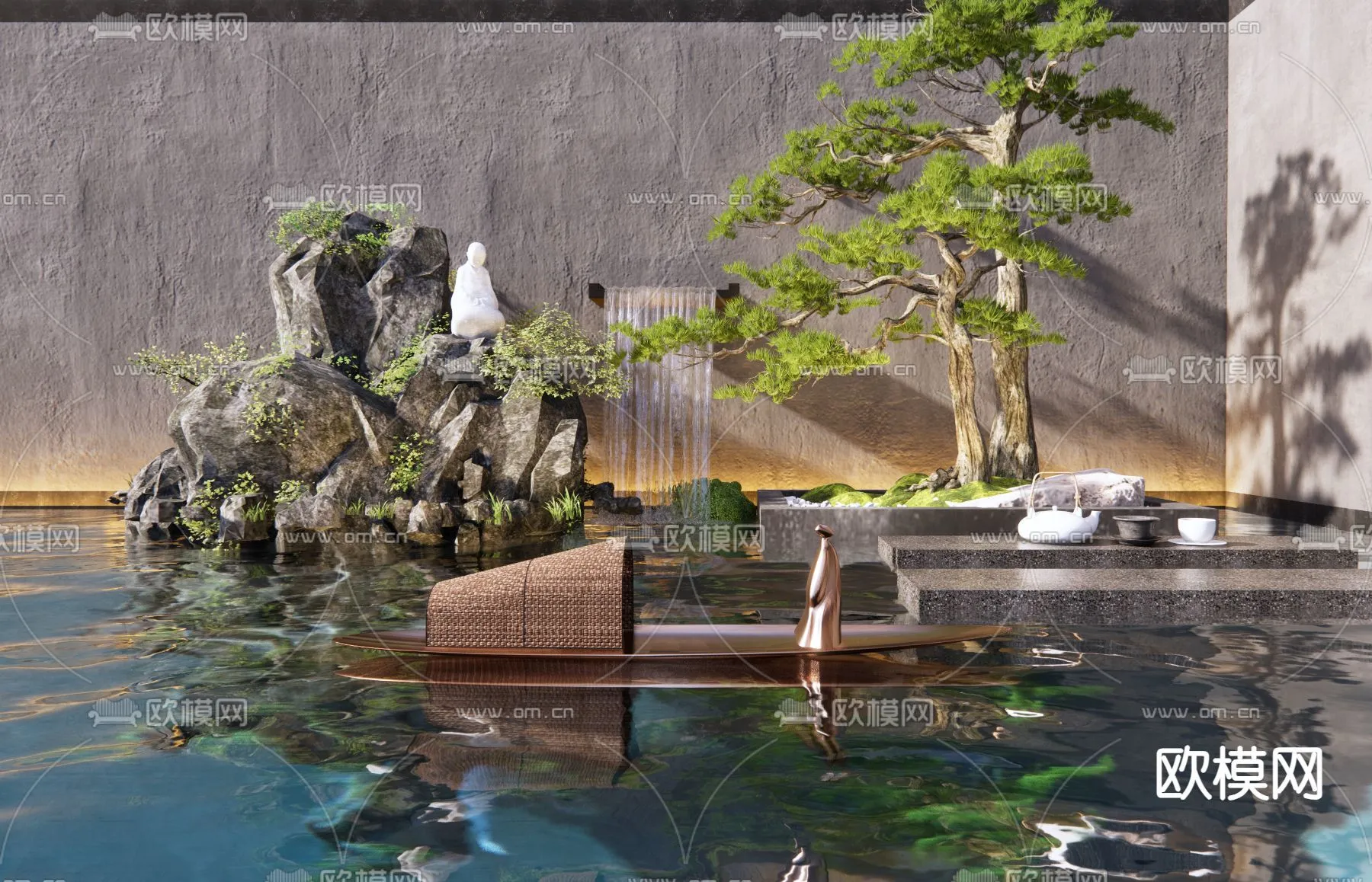 GARDEN DECOR – 3D Model For Interior Design – 2600