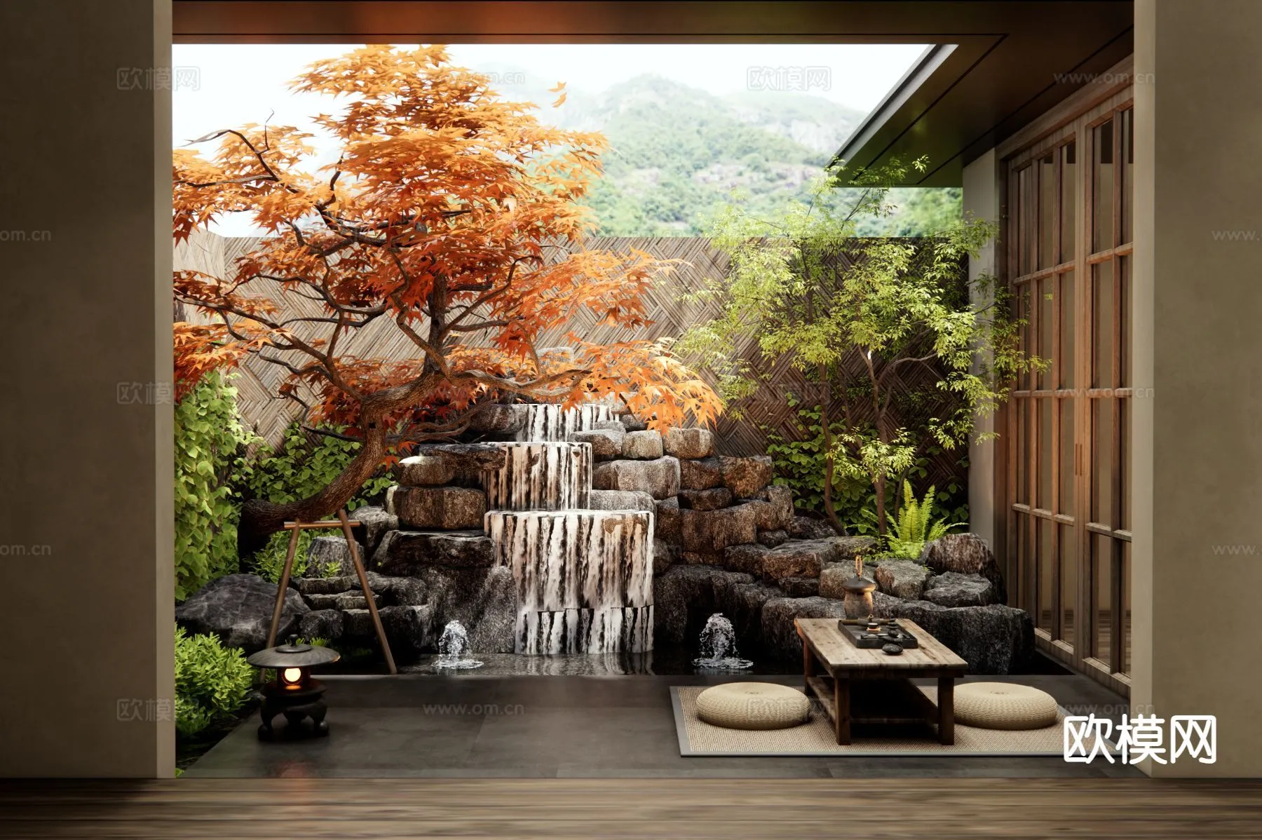 GARDEN DECOR – 3D Model For Interior Design – 2611