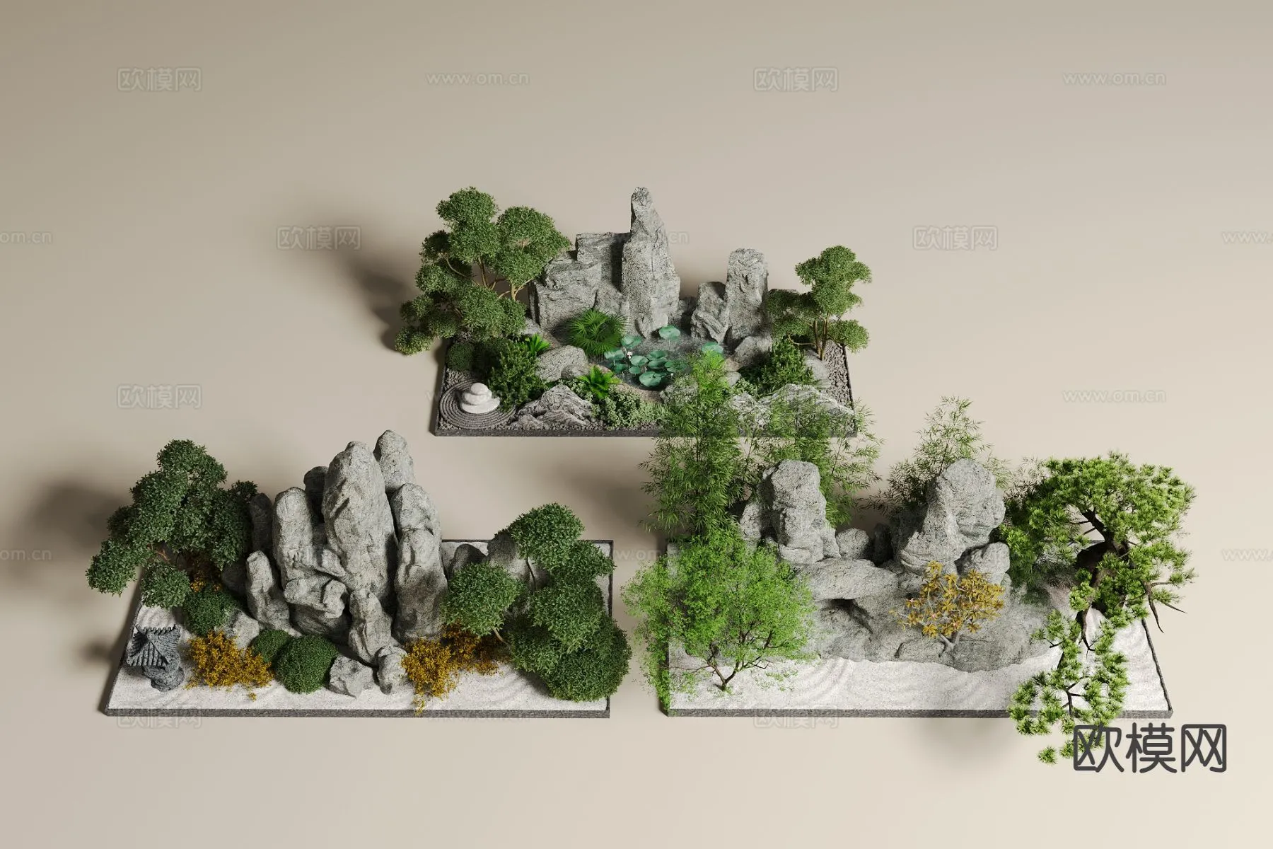 GARDEN DECOR – 3D Model For Interior Design – 2616