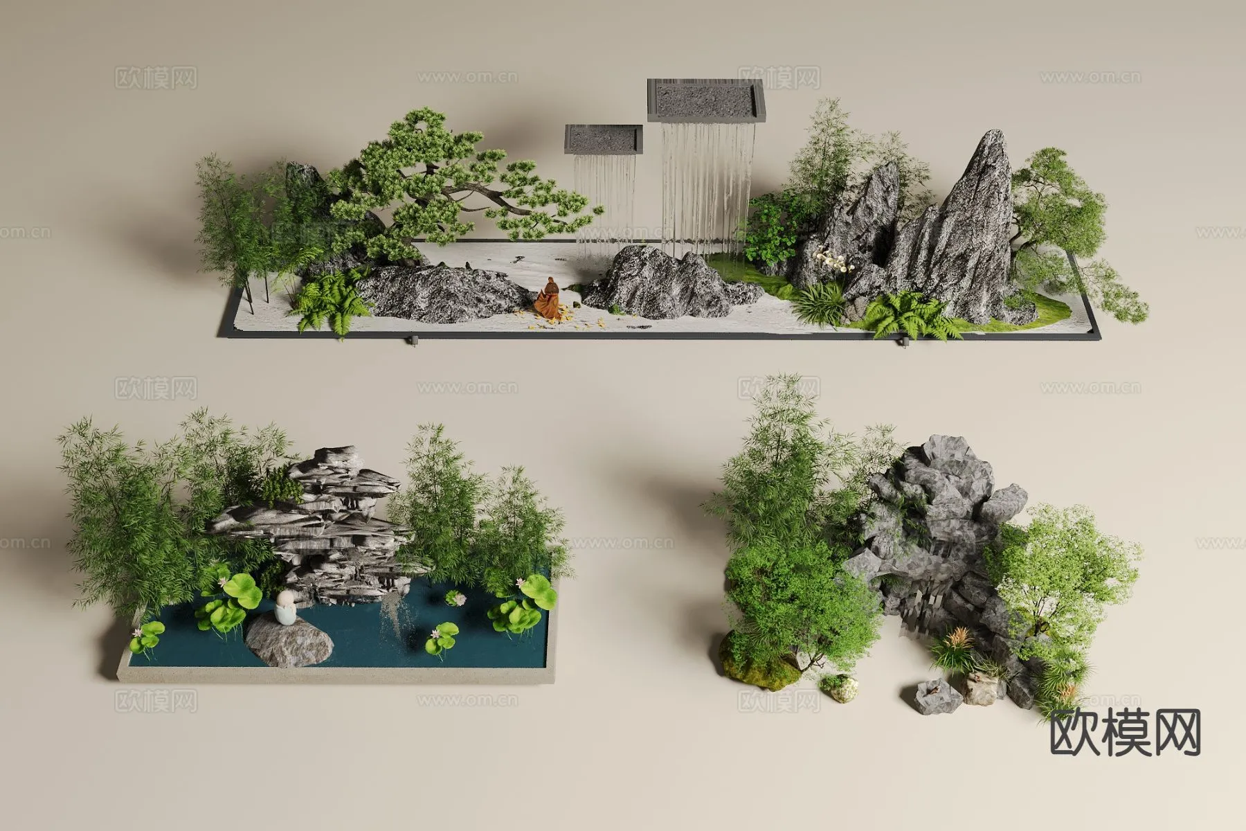 GARDEN DECOR – 3D Model For Interior Design – 2623