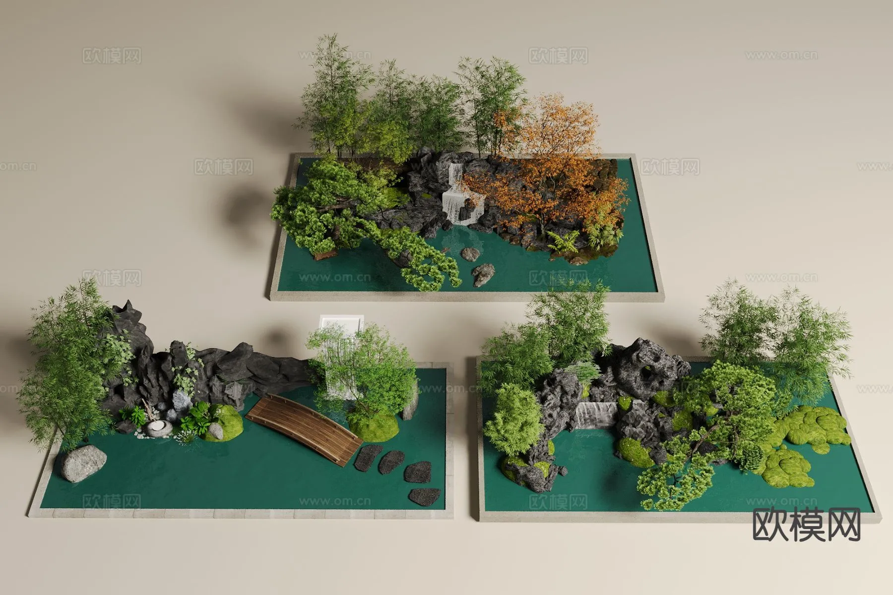 GARDEN DECOR – 3D Model For Interior Design – 2629