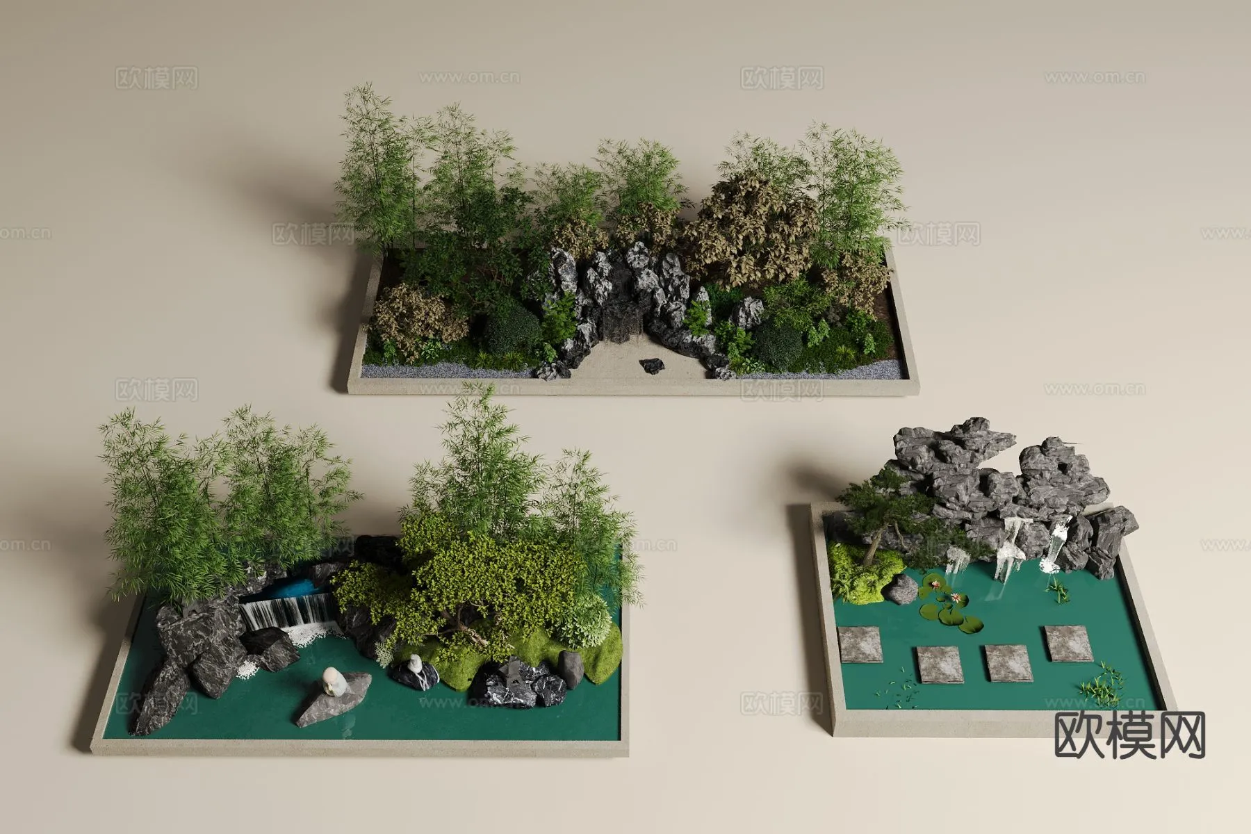 GARDEN DECOR – 3D Model For Interior Design – 2630