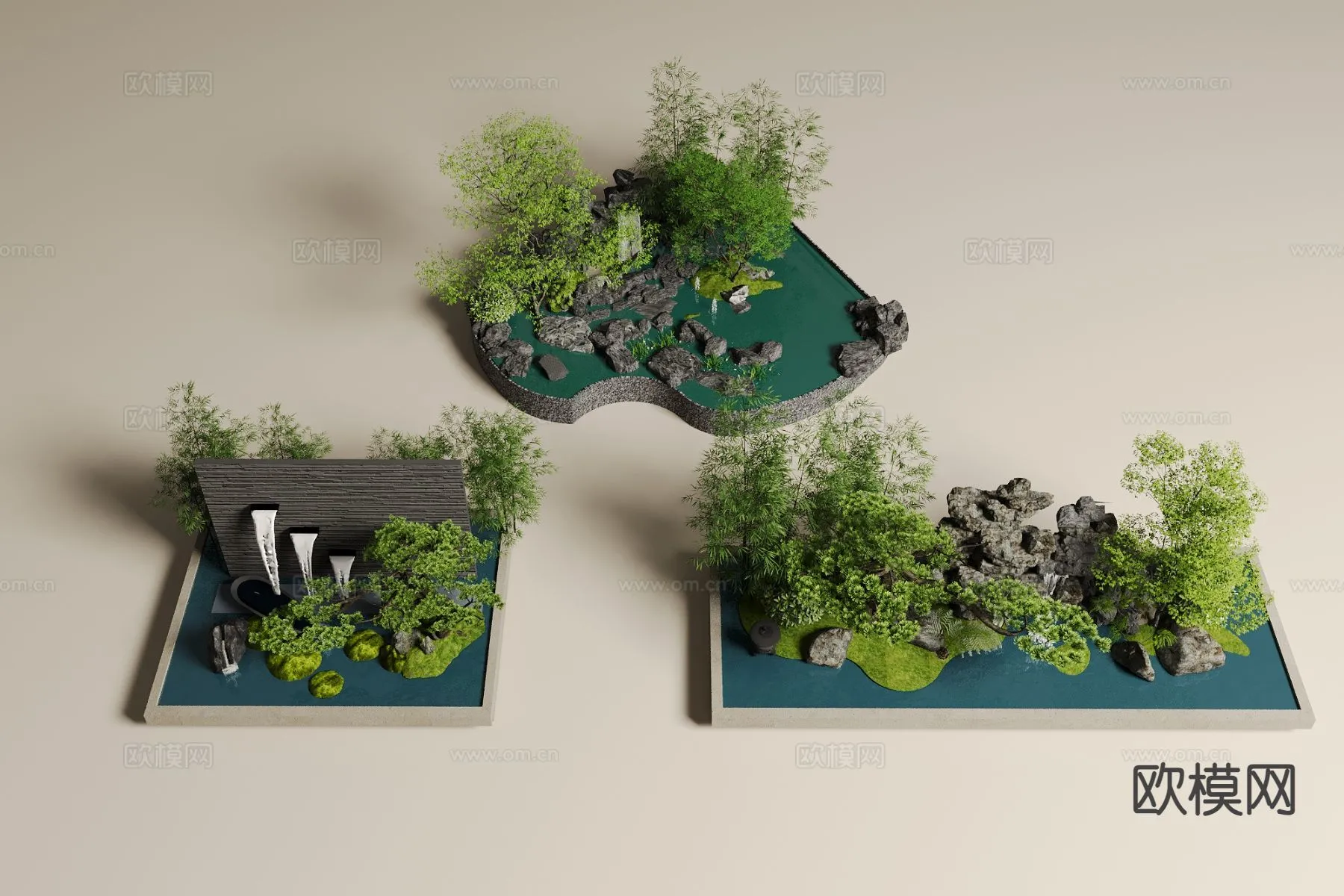 GARDEN DECOR – 3D Model For Interior Design – 2631