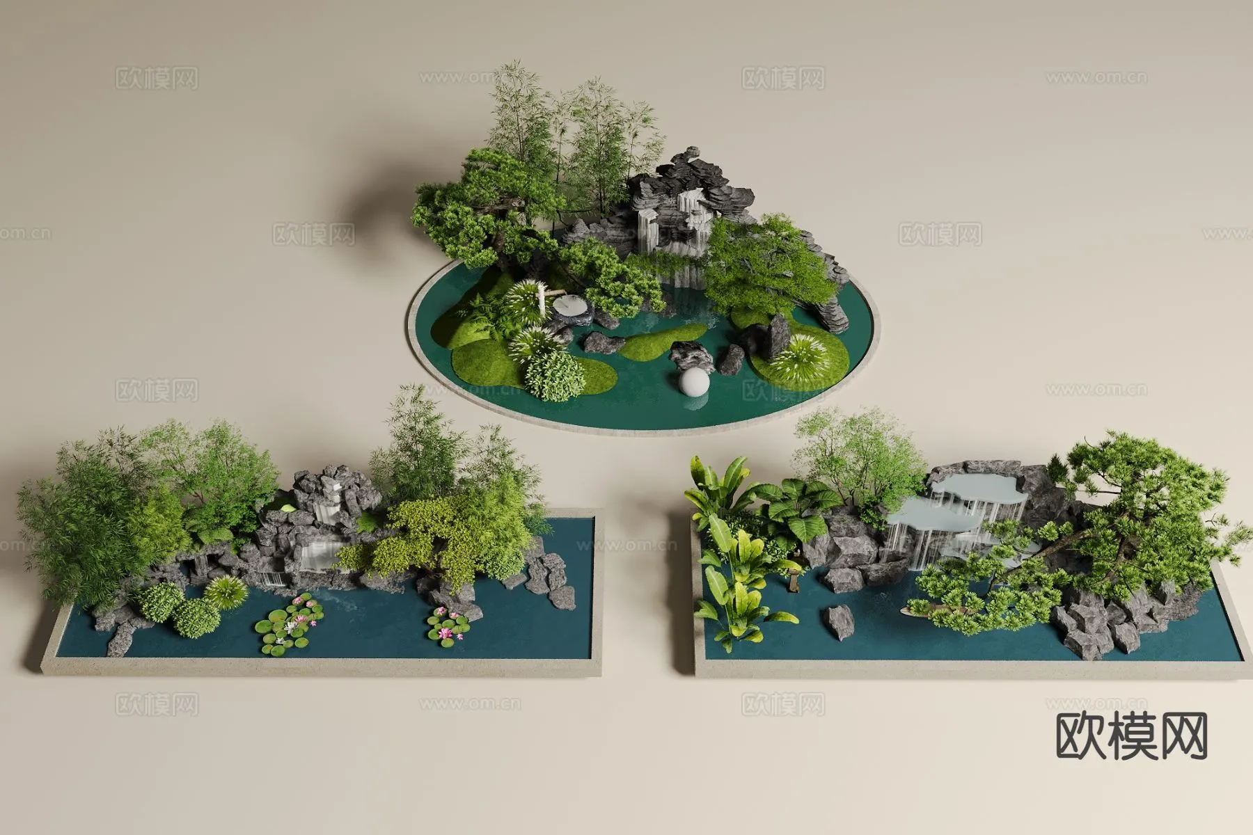 GARDEN DECOR – 3D Model For Interior Design – 2632