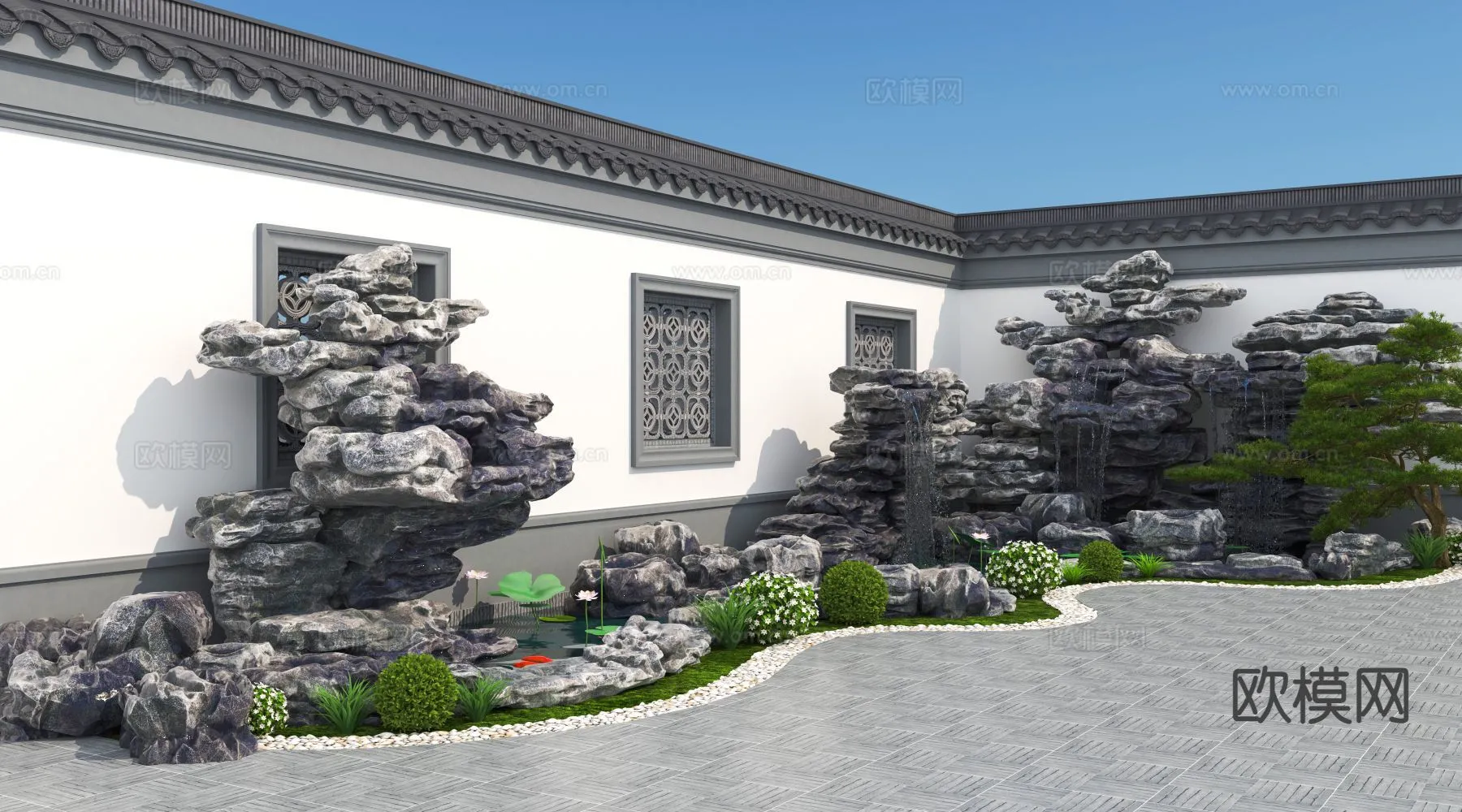 GARDEN DECOR – 3D Model For Interior Design – 2634