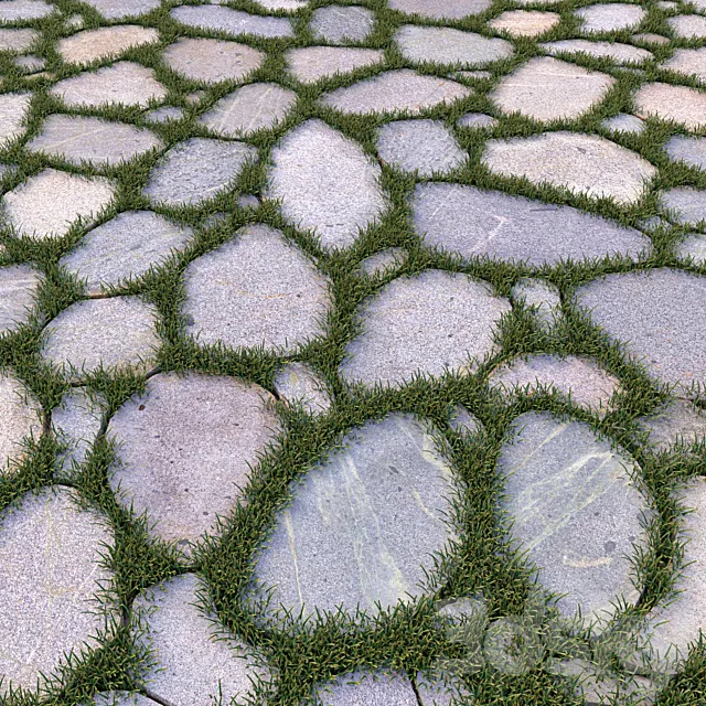 Garden floor 3ds Max