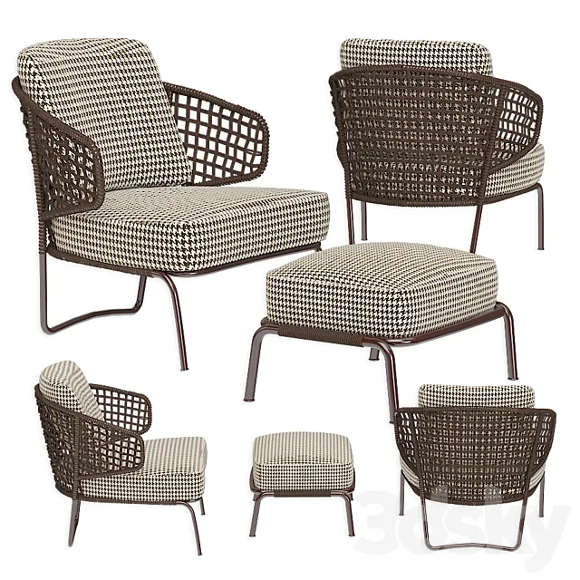 Garden furniture Aston Cord Outdoor 3ds Max