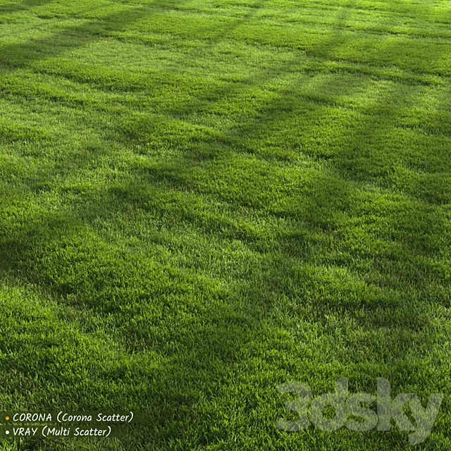 Garden Lawn 3DS Max Model