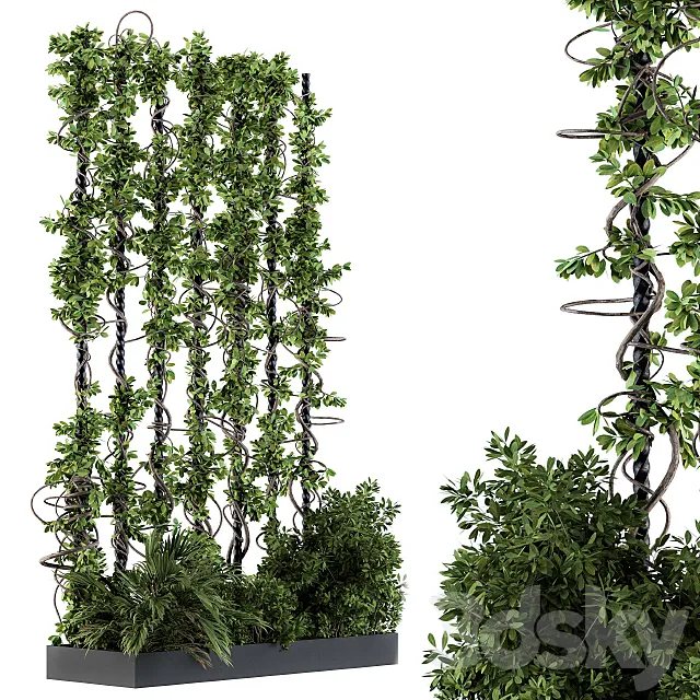 Garden set bush and ivy – Garden Set 09 3ds Max