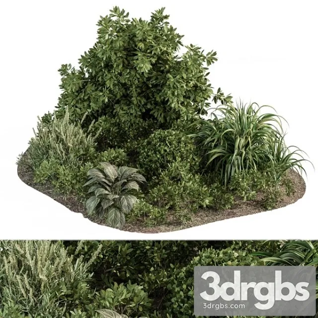 Garden Set Ivy and Bush Garden Set 20 3dsmax Download