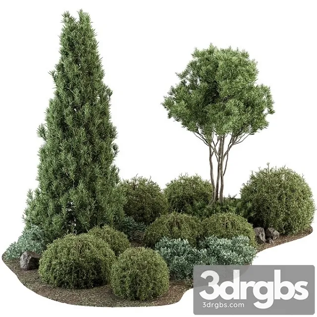 Garden Set Topiary 3dsmax Download