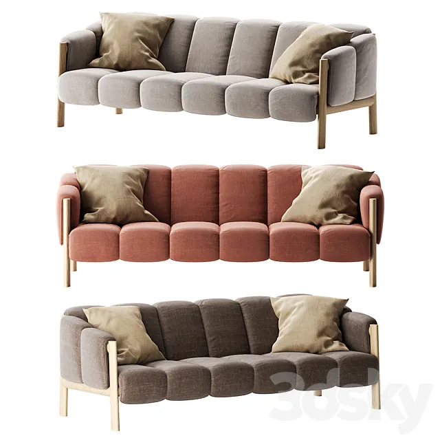 Garden sofa PLUMON by Kettal 3ds Max