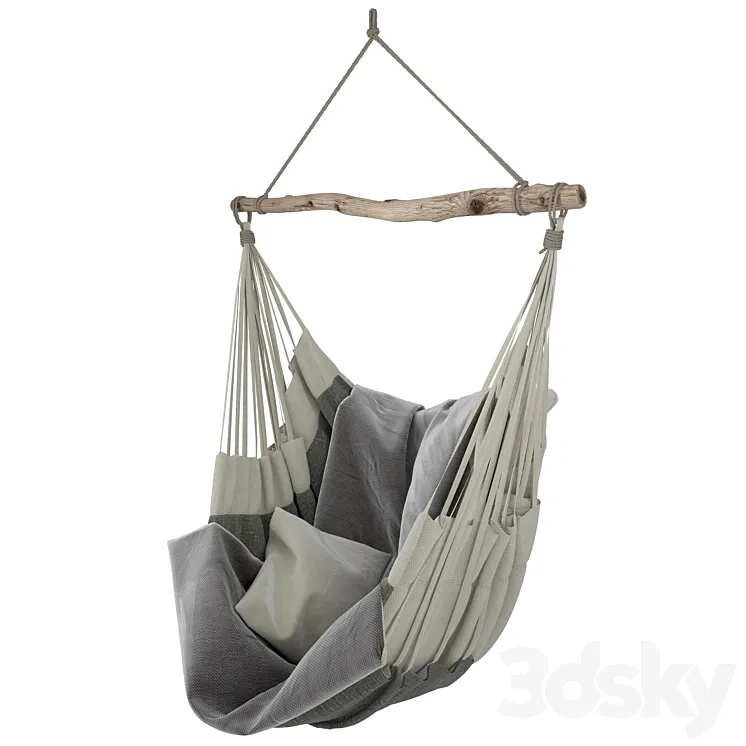 Garden swing-bean bag chair 3DS Max