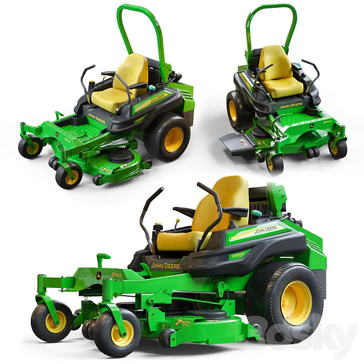 Garden tractor Z994R 3DS Max