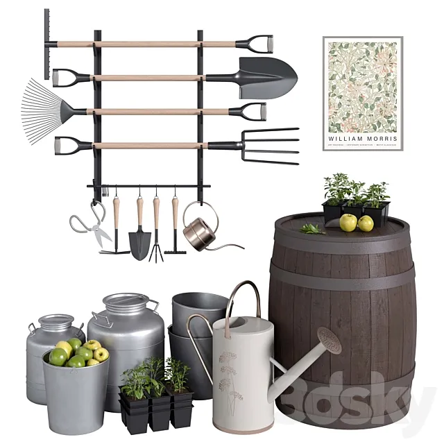 Gardening tools 3dsMax Model