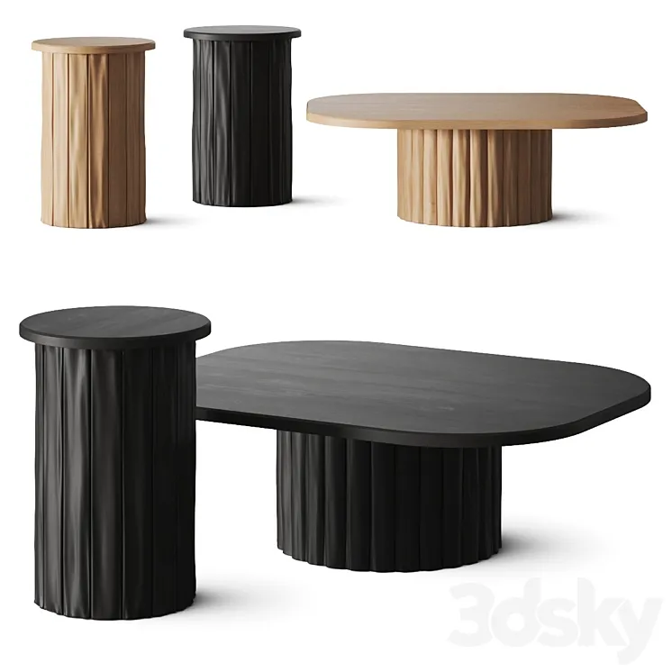 Garnier & Linker Kitayama Coffee Tables 3DS Max Model