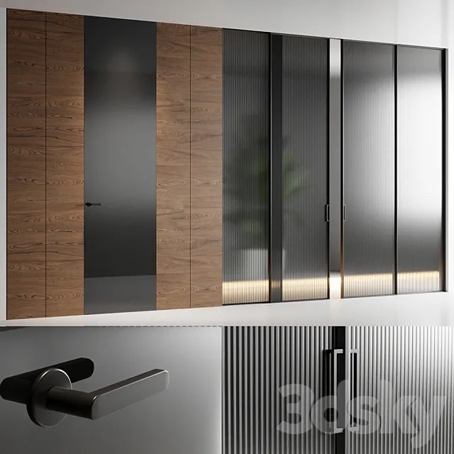 Garofoli Doors Set 3DS Max Model