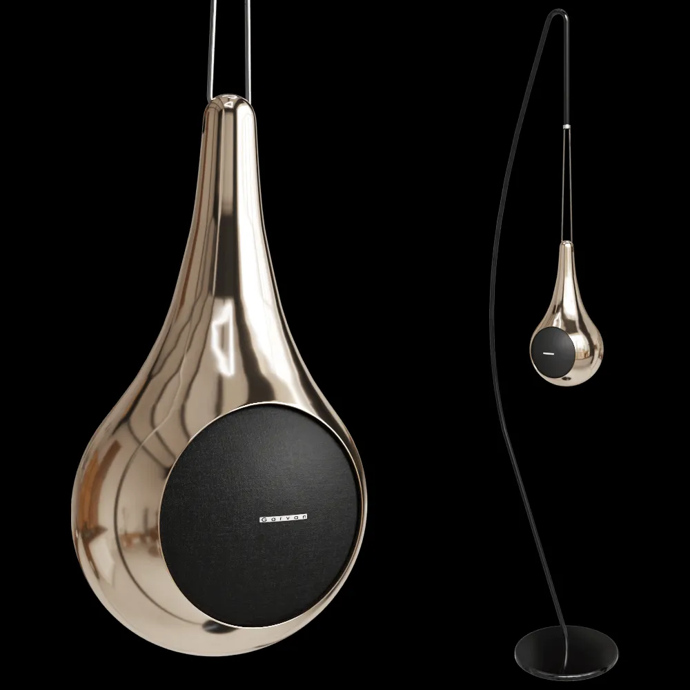 Garvan – Suspended speakers SVK15 Goccia 3ds Max