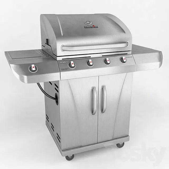 Gas Grill Char-Broil 3DS Max Model