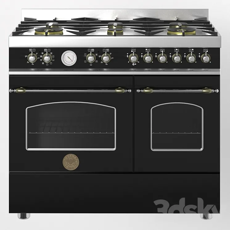 Gas stove Heritage-her100-6-mfe-d-bertazzoni 3DS Max