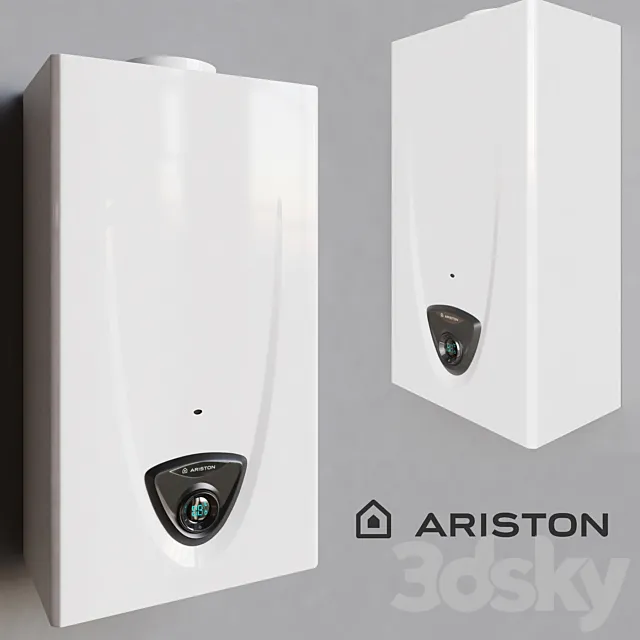 Gas water heater Fast Evo 14C by Ariston Thermo 3DSMax File