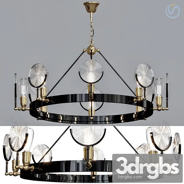 Gaslight lens chandelier 3dsmax Download