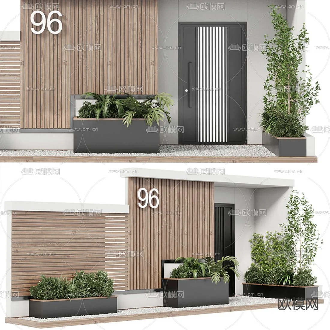 Gate 3D Models for Villas – Architecture 3D – 002