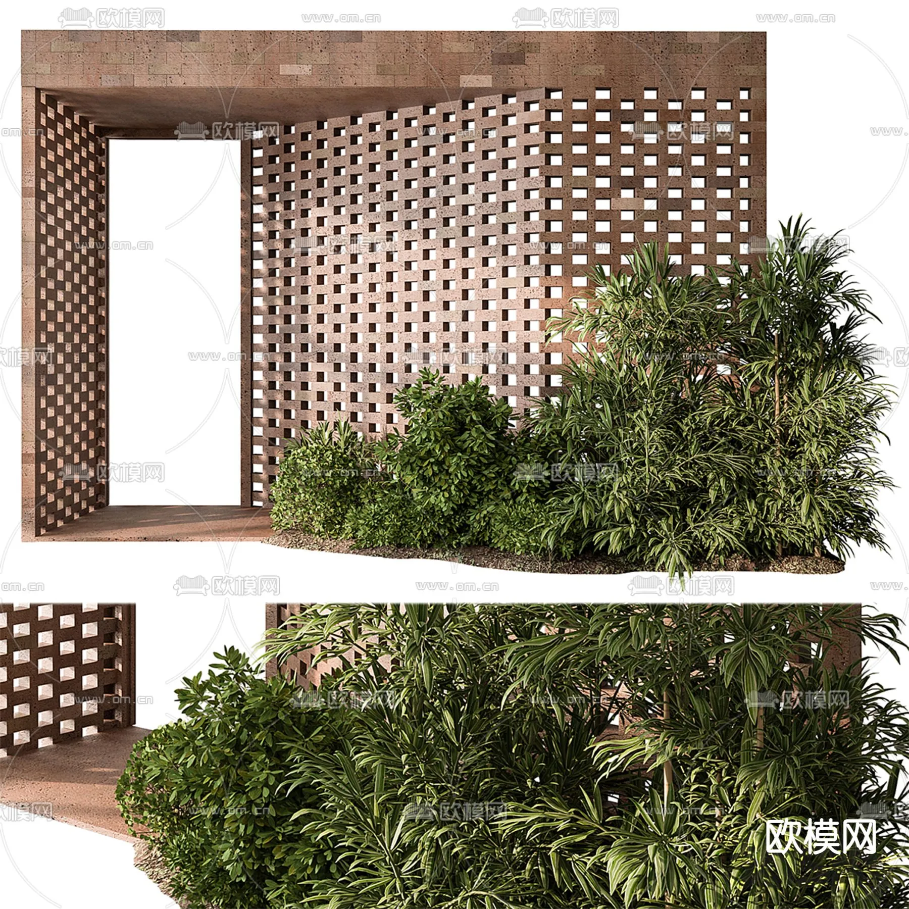 Gate 3D Models for Villas – Architecture 3D – 021