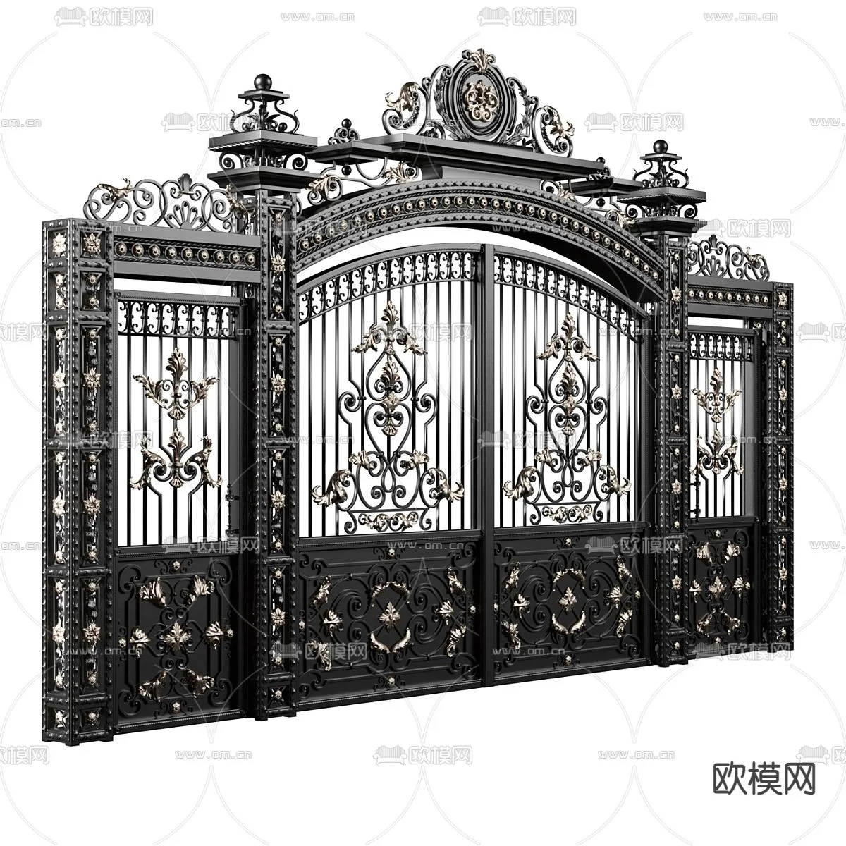 Gate 3D Models for Villas – Architecture 3D – 062