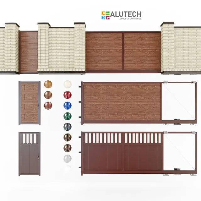 Gate alutech 1 3dsMax Model
