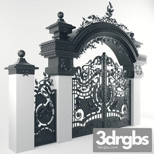 Gate Forged Arched 3dsmax Download